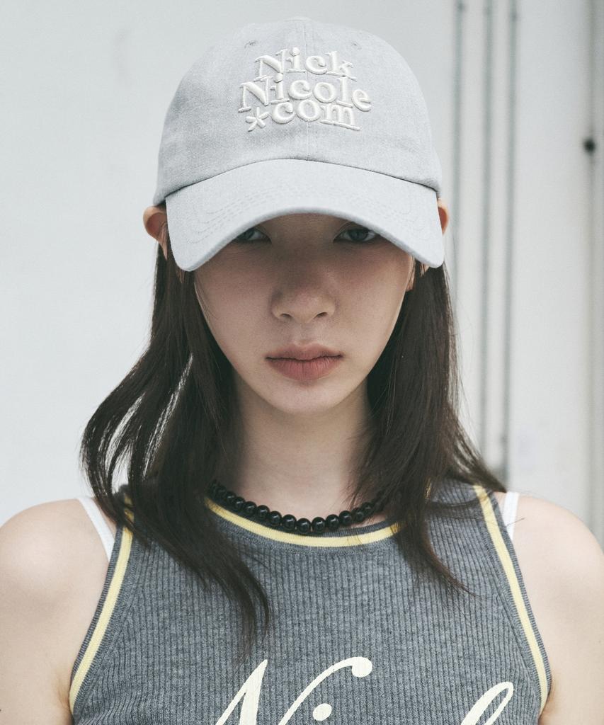 Nigaennikol Nn Dotcom Signature Ball Cap_Light Gray