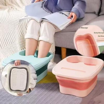 Składane wiadro do masażu stóp Wiadro do namaczania Składana umywalka Spa Wiadro do kąpieli stóp Domowa wanna do sauny Pedicure Wanna