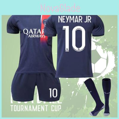 2324 Paris Saint-germain Football Kit Messi Neymar Mbappe Suitable For Kids
