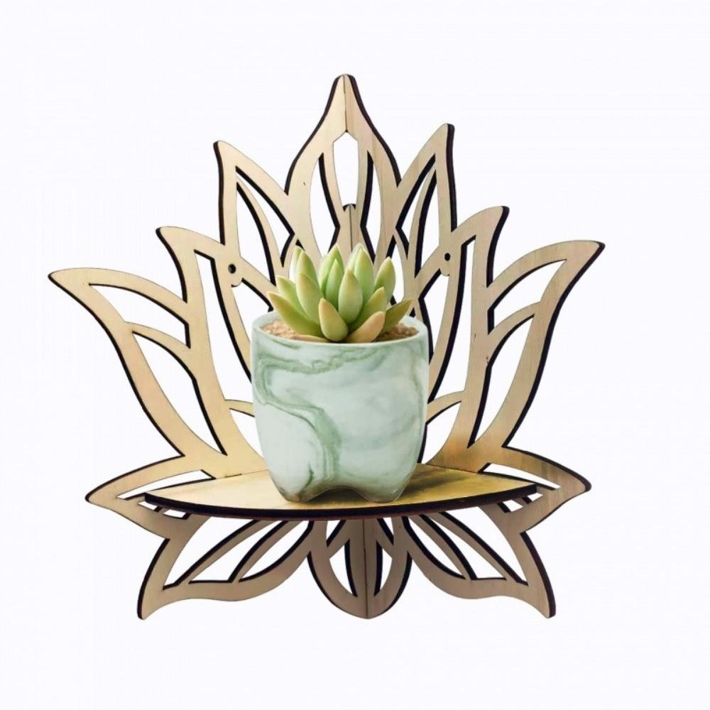 Wall-Mounted Flower Wall Shelf Hollowed Out Display Shelf Creative Butterfly Shaped Shelf  Bedroom