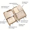 7Pcs Travel Essential Storage Bag Set,Beach Vacation Essentials Accessories,Suitcase Organizer Bags for Luggage