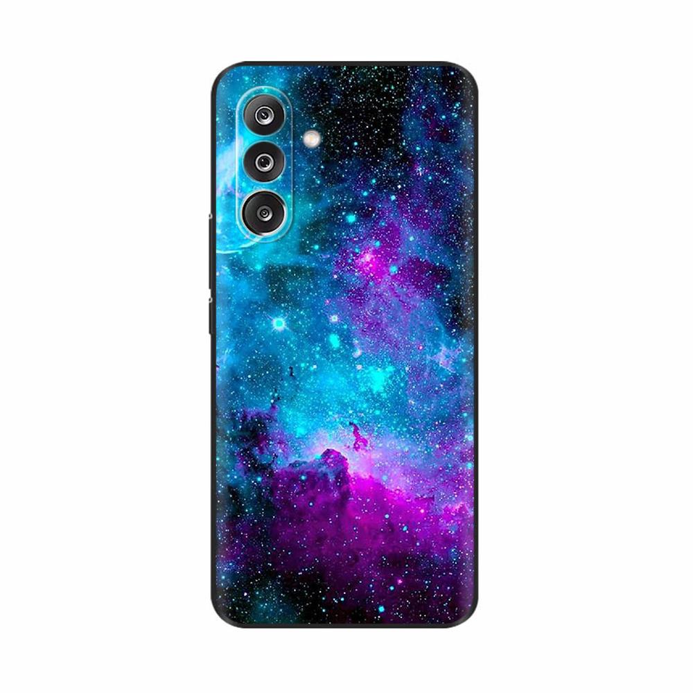 For Samsung M36 5G Case M366B Cute Flowers Cat Painted Shockproof Silicone Back Cover For Samsung Galaxy M36 M35 M34 Phone Cases