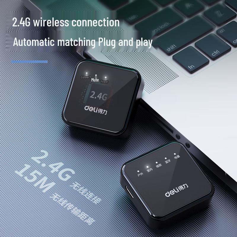 Deli 51055 Wireless Lapel Microphone