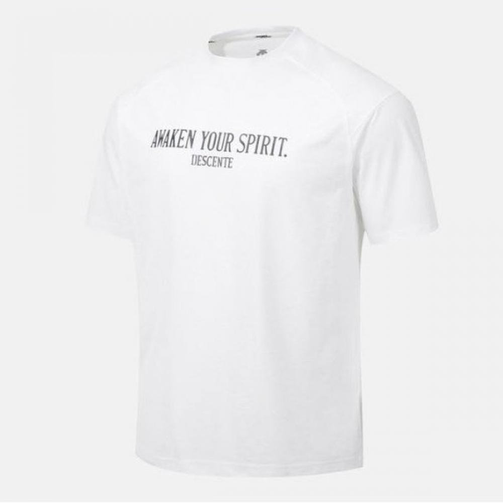 

DescenT ShorT Sleeve Tee Cqk Sq221TTs42 WhT Training OverfiT ShorT Sleeve T shirT whiTe 100