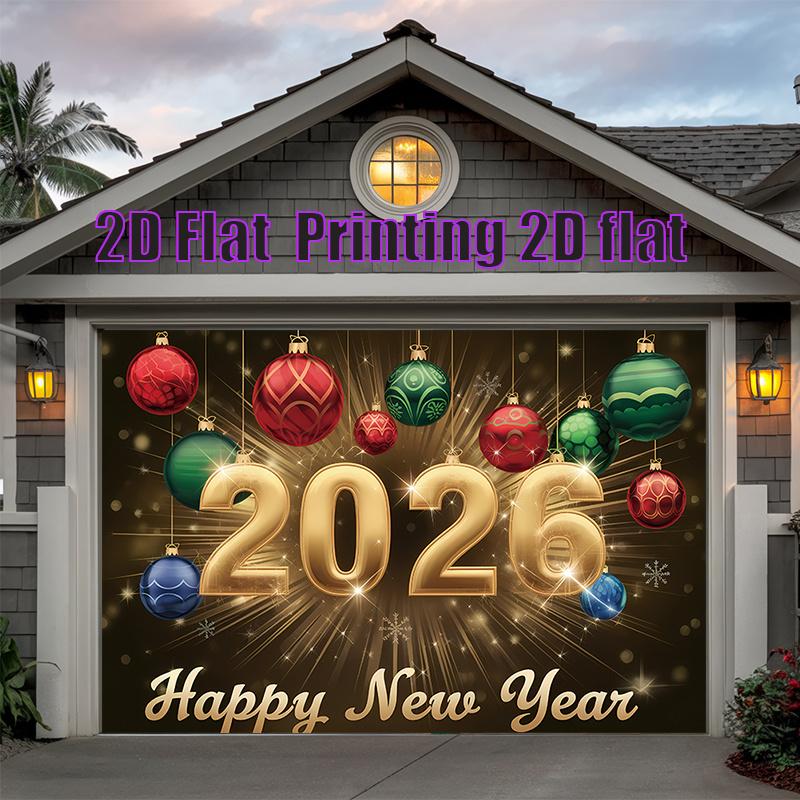 1Pcs Vitality New Year 2026 Decoration Background Backdrop Decorations For Photo Studio Photo Booth Party