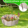 20pcs Garden Border with Ground Stakes, Outdoor Edging, Flower Bed Barrier, Edging for Yard