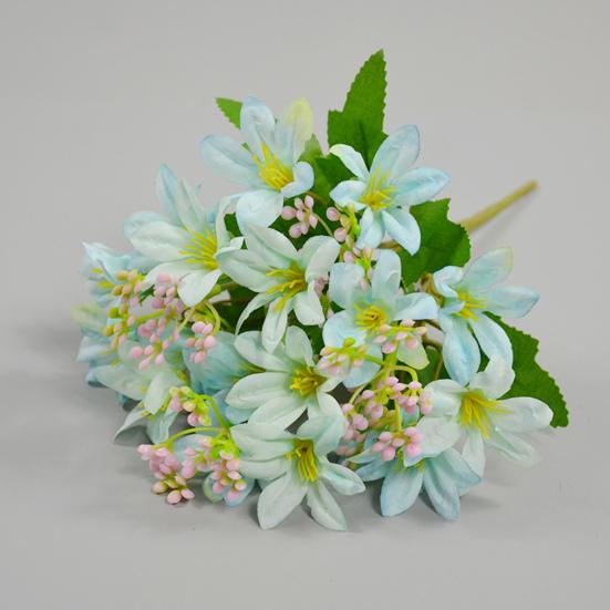 Artificial Flower 18 Forks Realistic Vivid Floral Arrangement Table Scene Artificial Flower