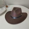 Daily Wear Cowboy Hat Retro Jazz Cap New Gentleman Hat  Autumn Winter