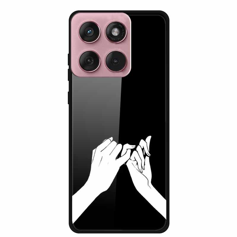 For Motorola Edge 60 60s 5G Case Hard Back Cover Tempered Glass Case For Motorola Edge 60 Fusion Phone Case Soft TPU Bumper Para