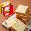 Sandwich Cutter and Sealer Set Stainless Steel and Plastic Cookie Cutters Square Pastry Cutter for Lunchbox Decorations Baking Tools