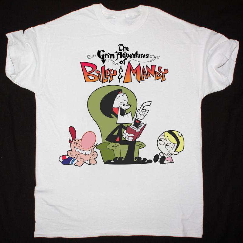 The Grim Adventures of Billy amp; Mandy Unisex Cotton Tshirt Funny Gift Unisex T-Shirt L
