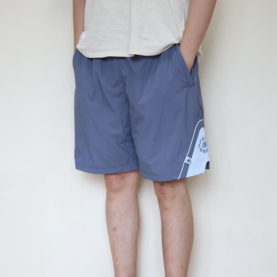 Li-Ning X Mister Cartoon Co-Branded Fan Wu Series Color-Block Straight-Leg Casual Shorts Men Bottoms Charcoal-Grey AKST755-1