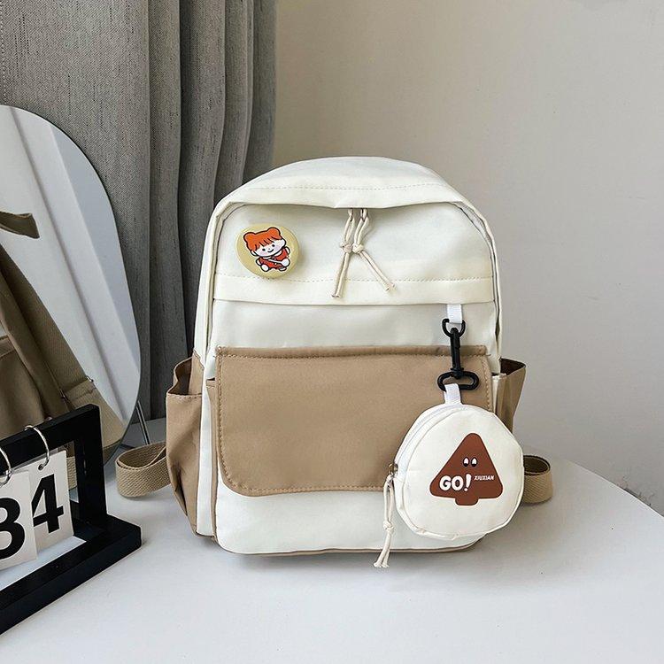 Nowy plecak do przedszkola Ji ma kontrastowe kolory i jest plecakiem podróżnym dla dzieci w wieku 3-6 lat, modny plecak, który może być zastąpiony przez jeden element