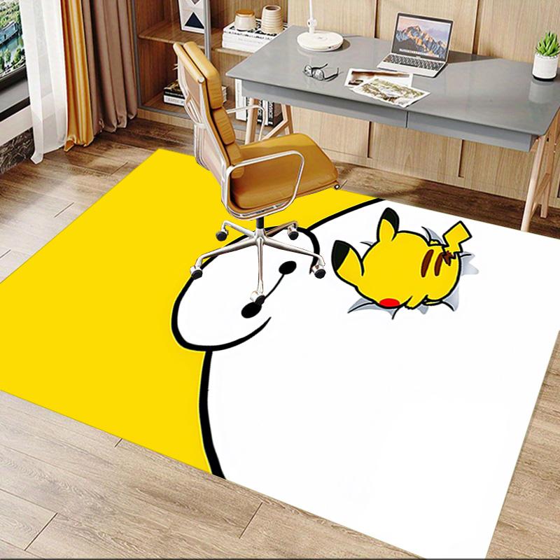 1pc Big Hero Pikachu Adventure Carpet for Playroom Bedroom Living Room Sofa Home Decor,kids Game Area Rug Non-slip Floor Mat Y72388