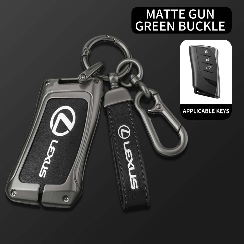 

Zinc Alloy Car Key Case Fob Cover Shell for Lexus UX200 UX250h ES200 ES300h ES350 US200 US260h 2018 2019 Protector Accessories