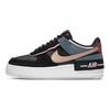 Nike Air Force 1 Low Shadow Schwarz Hellarktisches Rosa Tonrot Damen-Sneaker CU5315-001