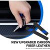 Door Sill Protector, Car Door Edge Guards, Carbon Fiber Car Protective Sticker, Door Pedal Trunk Anti-Scratch Decoration, Universal for Most Cars