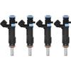 Kraftstoffeinspritzdüsen-Set 4 Stück 8 Löcher, Kompatibel mit 2011-2016 Chevrolet Cruze Sonic Cruze Limited 1.8L L4 Motor, Ersetzt# FJ1153 25185231