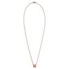Hermes Pop H Series Logo Design Necklace Unisex Necklace Pink Apricot H147992FOF2