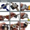 147pcs Watch Repair Kit Watch Link Removal Tool Watch Tool Kit Professional Watch Repair Tools With Carrying Bag