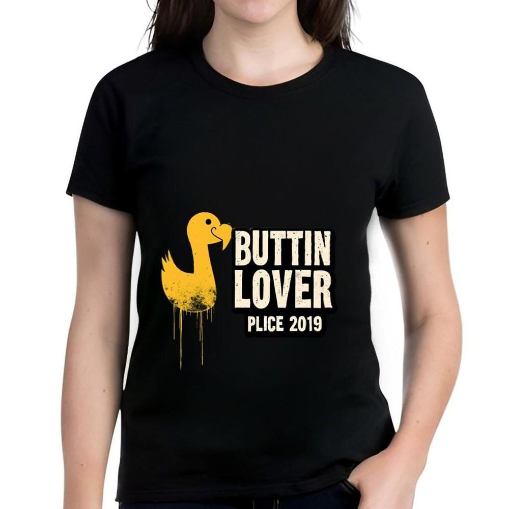 Playful Women039;s Cotton Short Sleeve T-Shirt with Dripping Yellow -All cotton Unisex T-Shirt L