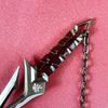 6.3inch Valorant Ninja Katana Metal Shuriken Anime Cosplay Prop Steel Small Sword Real Size Japanese Katana Samurai Sabre Toy