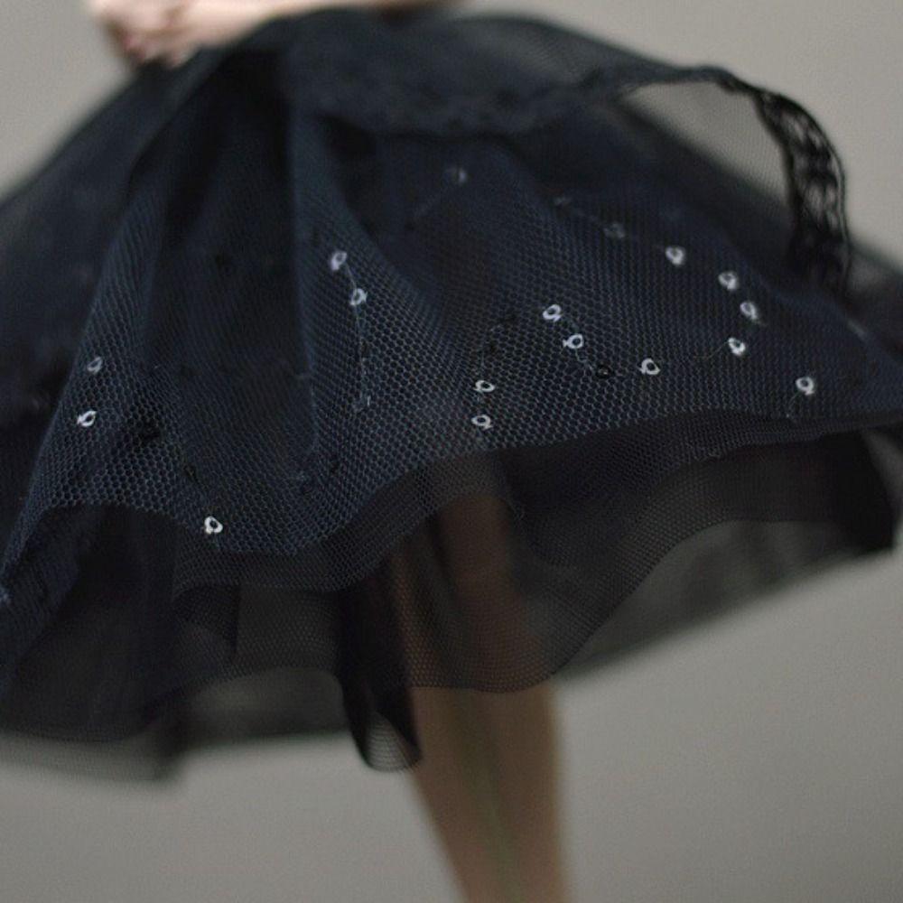 Dress Up Doll Dress Evening Party Doll Princess Dress Fashion Lace Dolls Clothes  DIY Toy