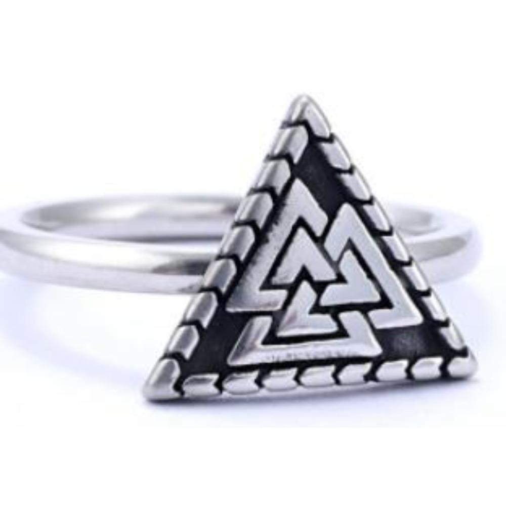 Nordic Vintage Ring Titanium Steel Rust Free Fashion Jewelry for Women Men Trendy Accessories