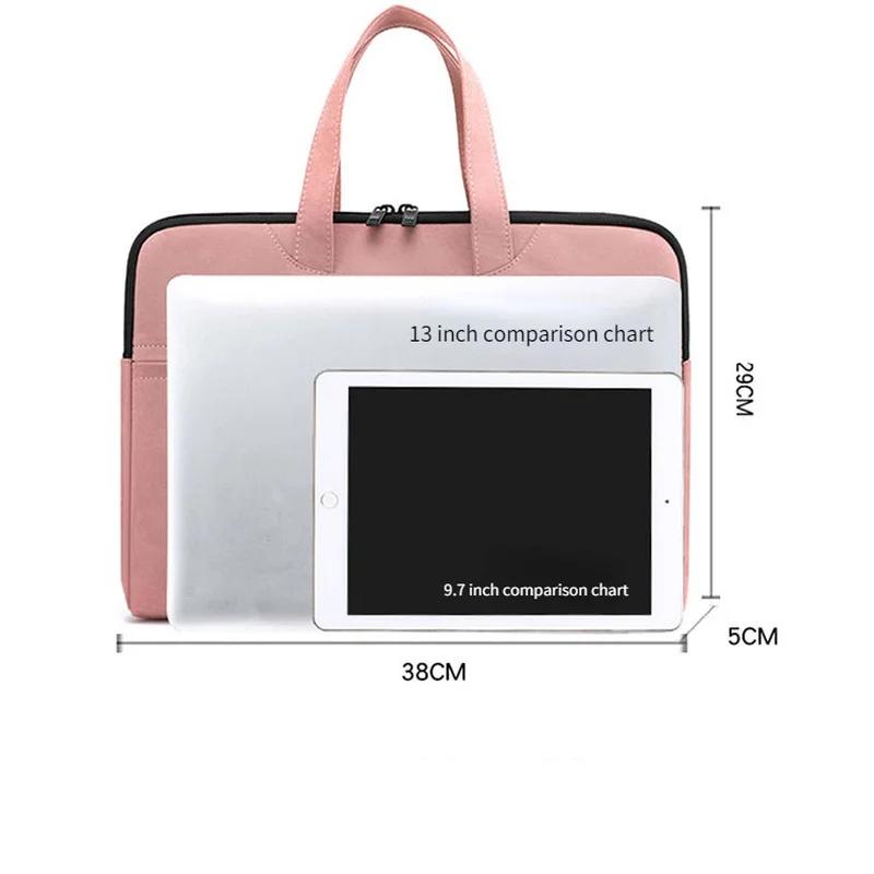 Large Capacity Gift Business Bag Handheld Information Bag Canvas Oxford Zipper File Bag Waterproof Briefcase Handbags