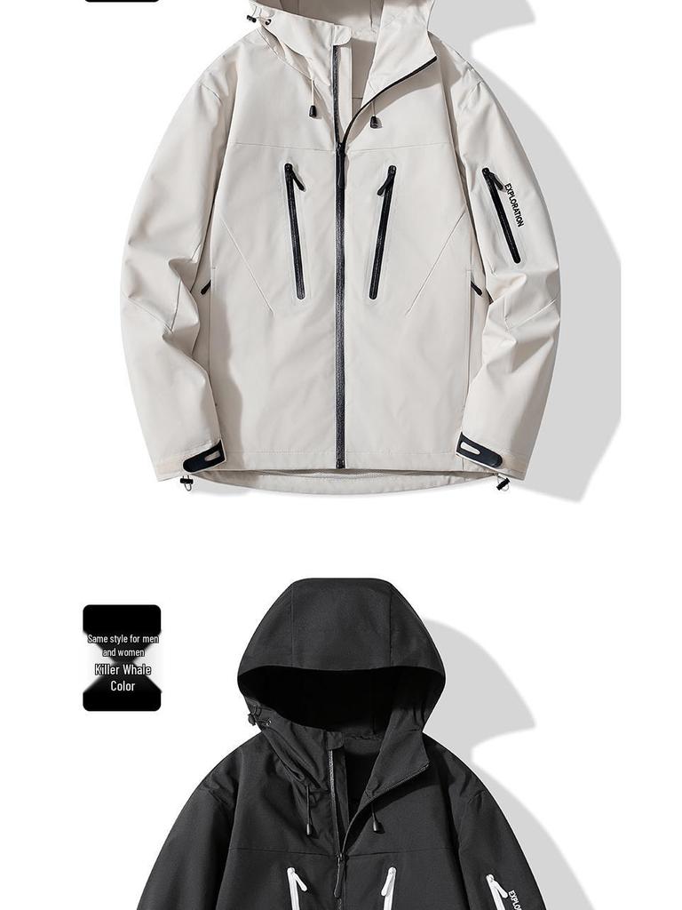 767 Style Unisex Spring/Autumn Outdoor Shell Jacket: Lightweight Travel, Hiking & Mountaineering Outerwear