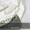 Vintage Women Handbags Corduroy Underarm Bag Casual Women Shoulder Bags Solid Color Zipper Female Handbag Clutch