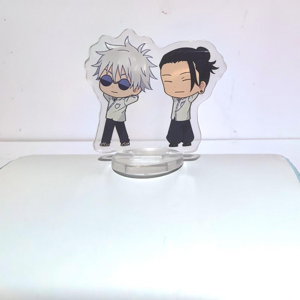 Anime Jujutsu Kaisen Figure Acrylic Stand Model Kids Toys Yuji Itadori Gojo Satoru Fushiguro Megumi Cosplay Birthday Gift