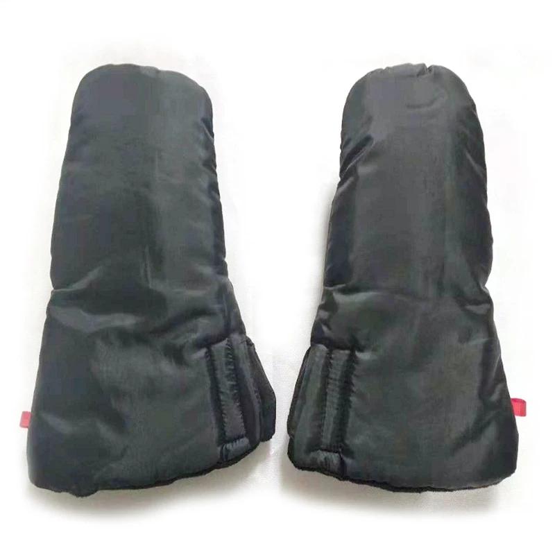 Universal Baby Stroller Gloves Breathable Baby Bike Handle Gloves Waterproof Shopping Cart Hand Warmer Soft for Winter Accessory