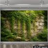 2D Fantasy Mondbeleuchtete Höhle Kulisse, Wald Wasserfall Natur Landschaft Party Banner