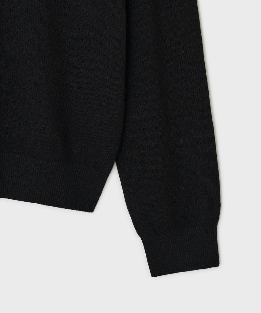 Bellie City Pullover Sweater - Black
