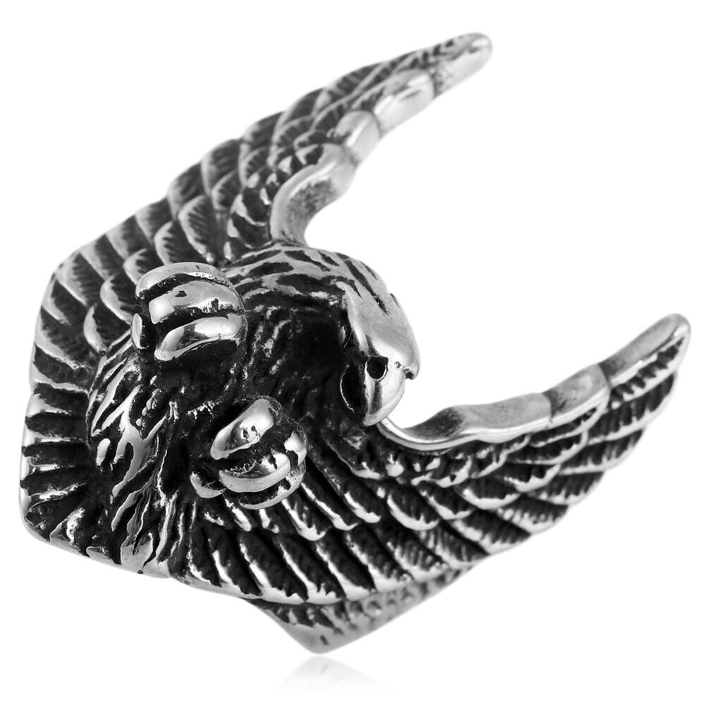 European and American Fashion Eagle Ring, Personalized Retro Men s Ring Jewelry 2026 No. 7 серебряный