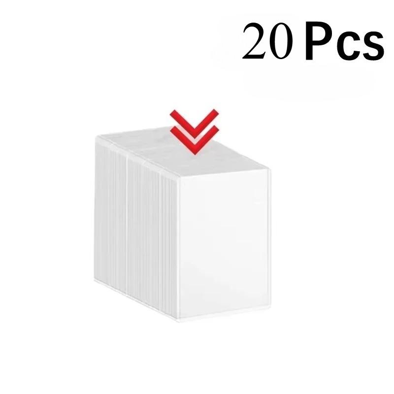 

20/50 transparent card sleeves, clear card holders, transparent protective cases, idol photo game card protection cases
