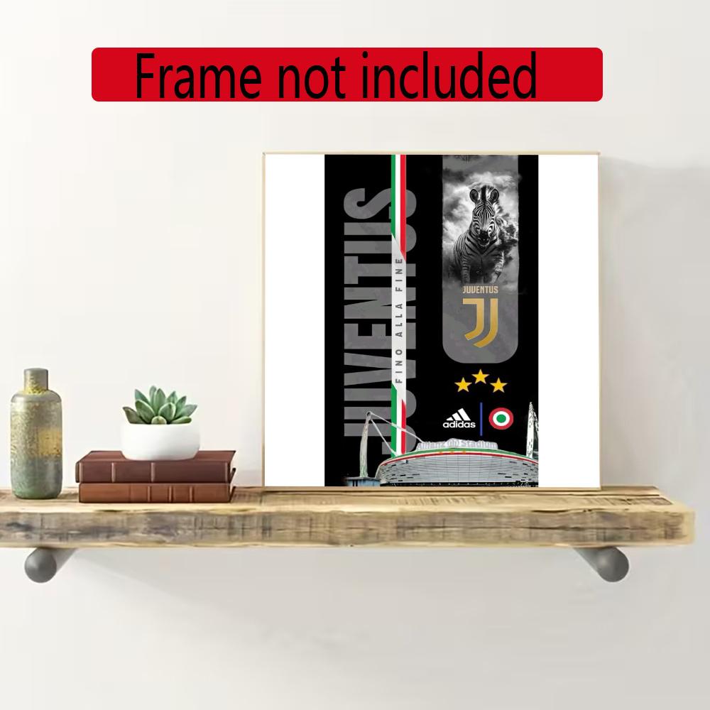 Juventus 5D Diy Diamond Painting Round Diamond Diy Frameless Holiday Artwork Suitable For Home Office Wall Decoration