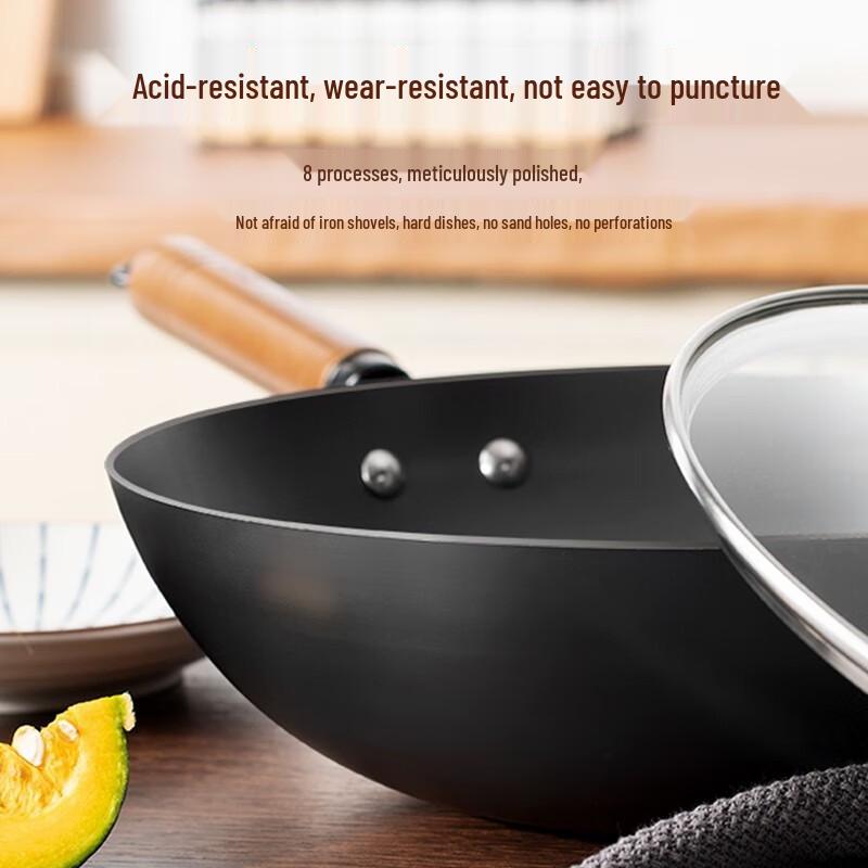 ASD Verfeinerter Rostbeständiger Eisenwok