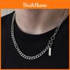 Geometric Titanium Steel Necklace For Men And Women Summer Fashion Accessory