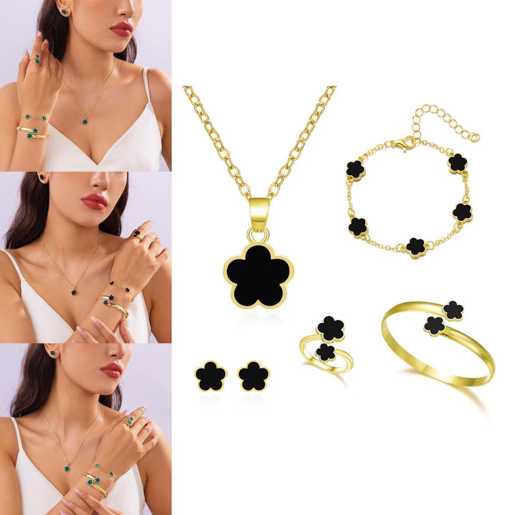 Minimalist Leaf Jewelry Collection For Women With Alloy And Plate Material Suitable For Daily Fashion