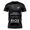 A loose, comfortable and breathable badminton men's T-shirt with a round-neck and short-sleeved letter print outdoor casual top