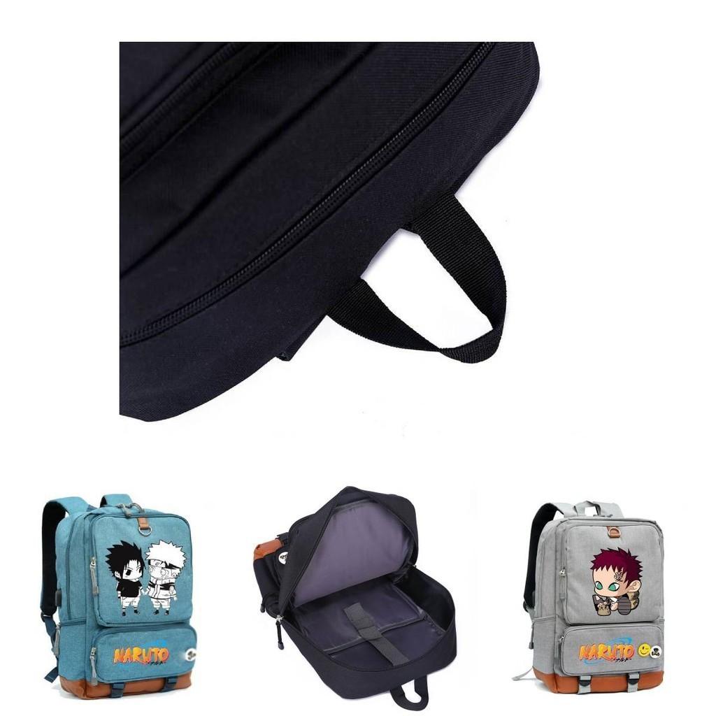 Large Capacity Naruto Backpack With Multicolor Print Design