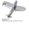 Date Outfit Accessory Men Suit Brooch, Airplane Design Lapel Pin with Clip-on Pin, Minimalist Collar Clip Smooth Polished Alloy Badge for Formal