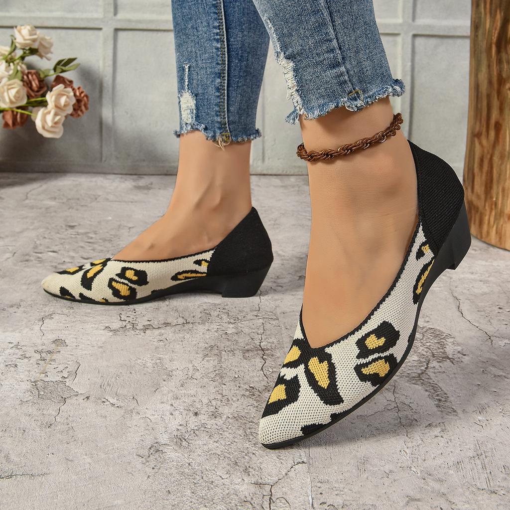 Fashion Women's Shoes 2025 Fashion Shallow Mouth Women's High Heels Fashion Leopard Print Daily Pumps Sexy Pointed Toe Pumps for Women