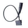 Adaptateur de fil pour ventilateur d'ordinateur 4 broches vers DC5521 Boîtier en PVC renforcé Gain de place Pour des tensions stables et un faible bruit