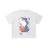 260 GSM Double Yarn 32 Count 100% Cotton HXH V10 Killua Halloween Print Unisex Heavy Cotton T Shirt