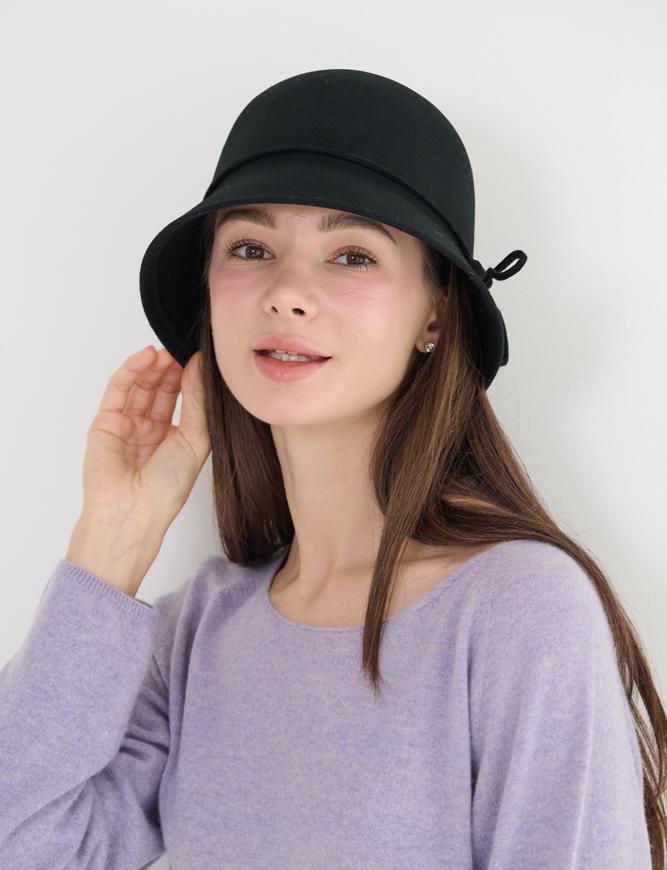 Koipeu Wool Ribbon Cloche Hat Cf073Ht023