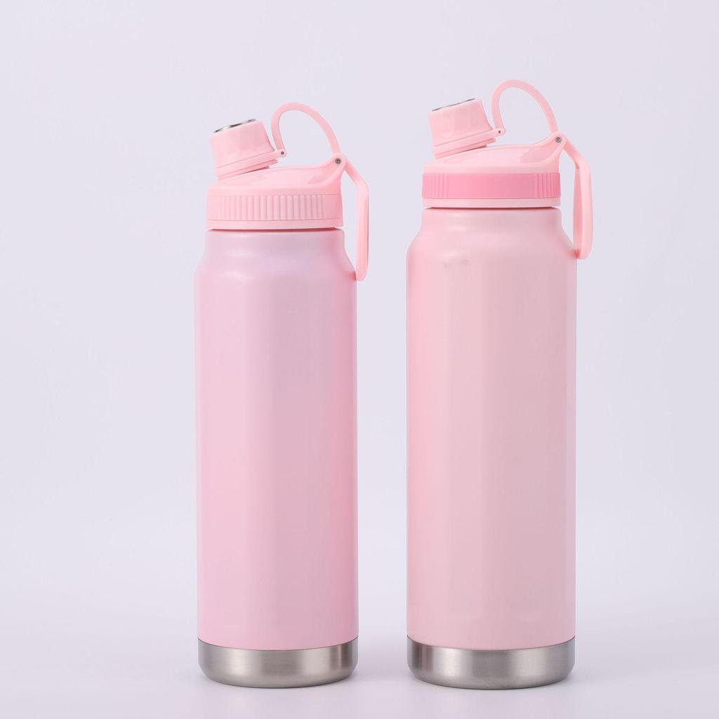 Tragbare 304 Edelstahl Isolierte Sportwasserflasche mit Großem Fassungsvermögen für Männer und Frauen