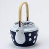Nishikai Pottery Arita Ware Teapot with Polka Dot Pattern, Size 6, 23186